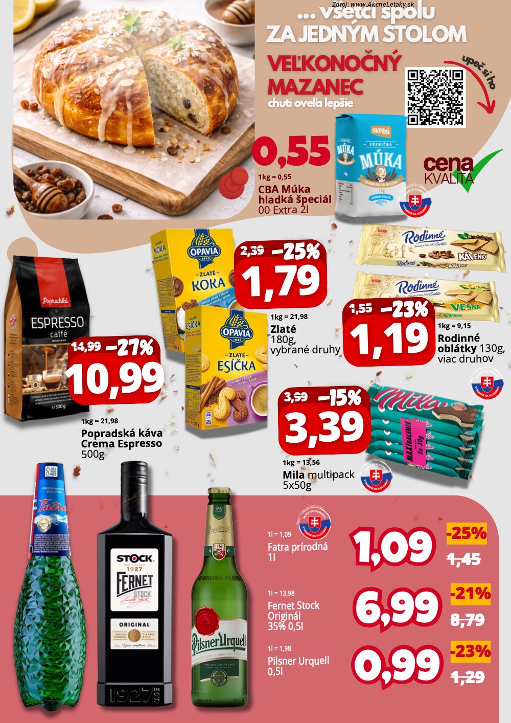 Leták CBA Komfos (5. 3. - 18. 3. 2026) - strana 3 z 4