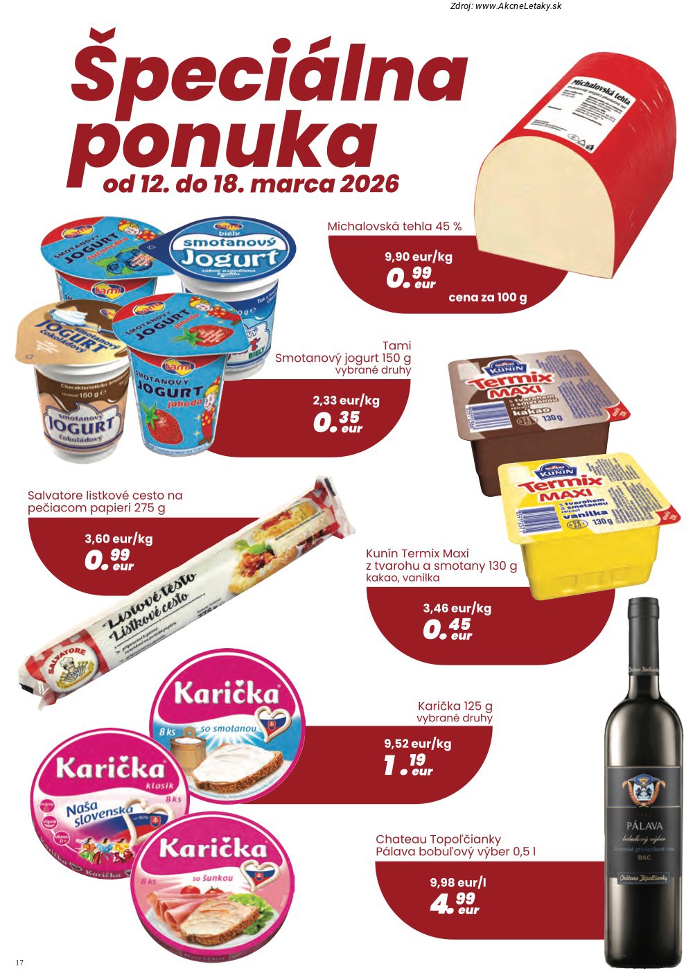 Leták CBA Komfos (5. 3. - 18. 3. 2026) - strana 17 z 32