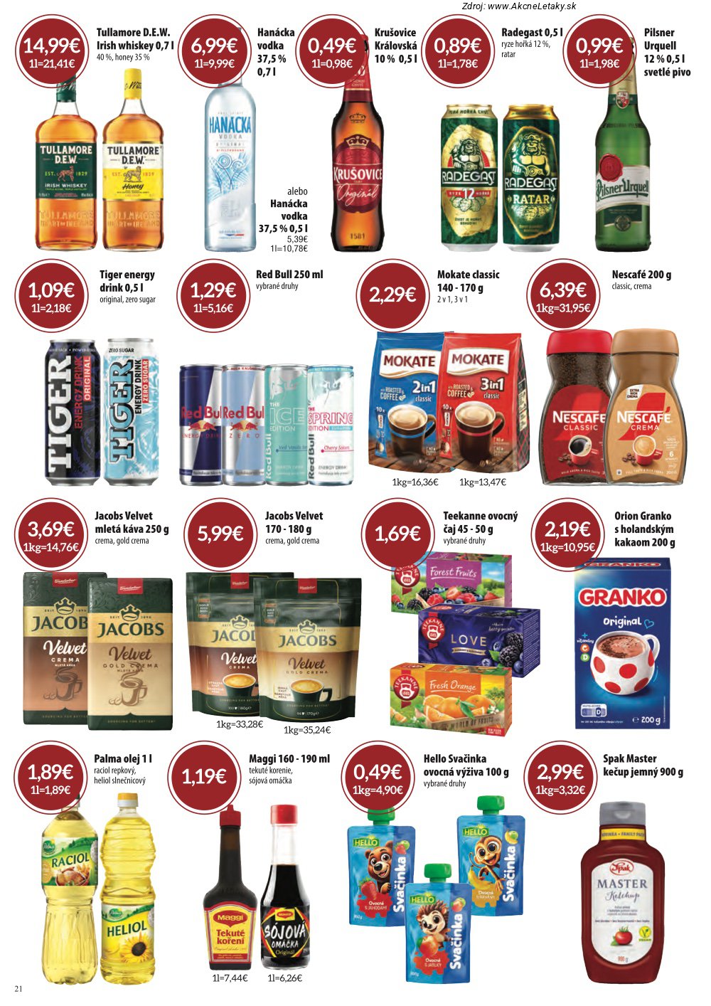 Leták CBA Komfos (5. 3. - 18. 3. 2026) - strana 21 z 32