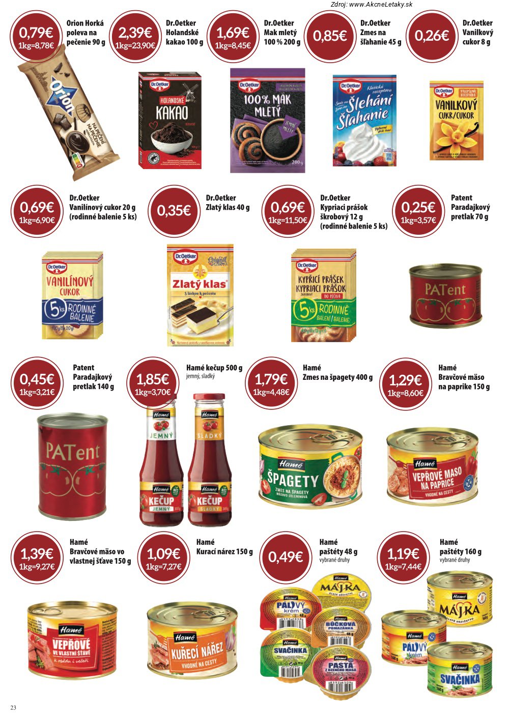 Leták CBA Komfos (5. 3. - 18. 3. 2026) - strana 23 z 32