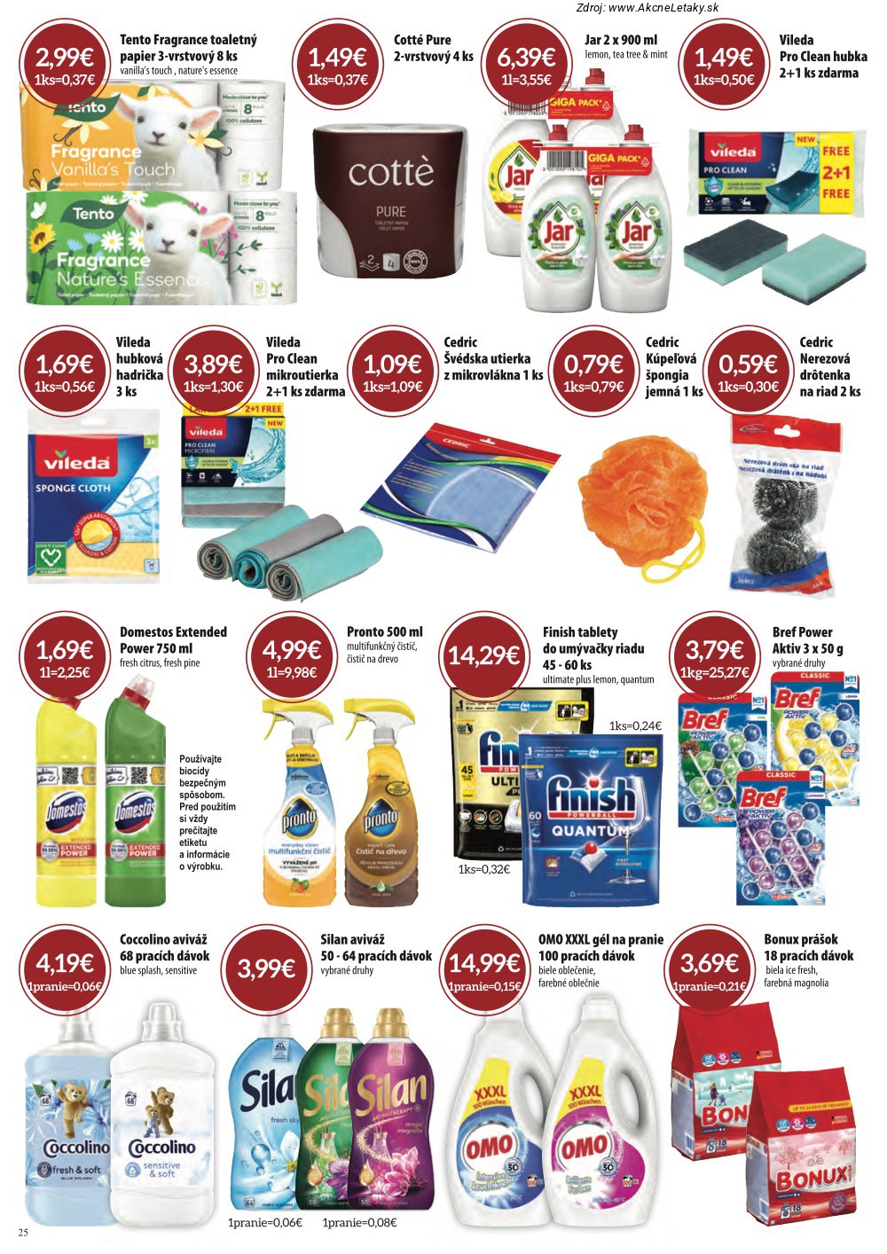 Leták CBA Komfos (5. 3. - 18. 3. 2026) - strana 25 z 32
