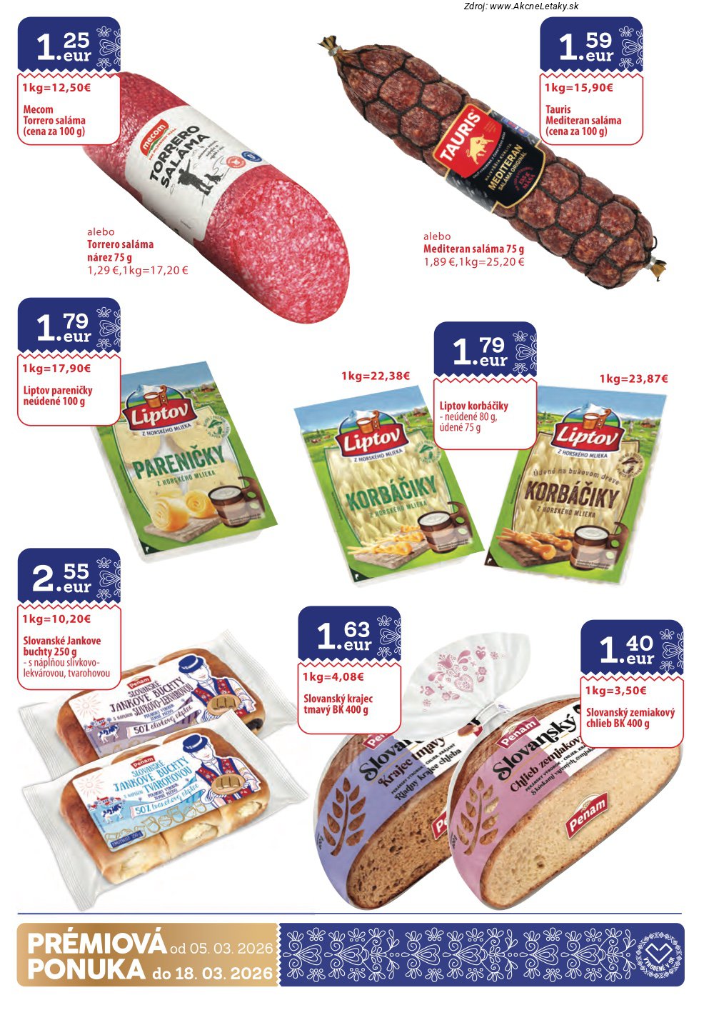 Leták CBA Komfos (5. 3. - 18. 3. 2026) - strana 28 z 32