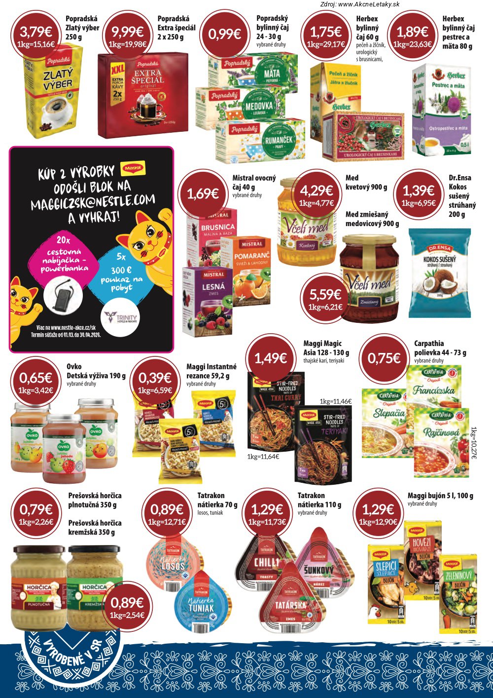 Leták CBA Komfos (5. 3. - 18. 3. 2026) - strana 8 z 32