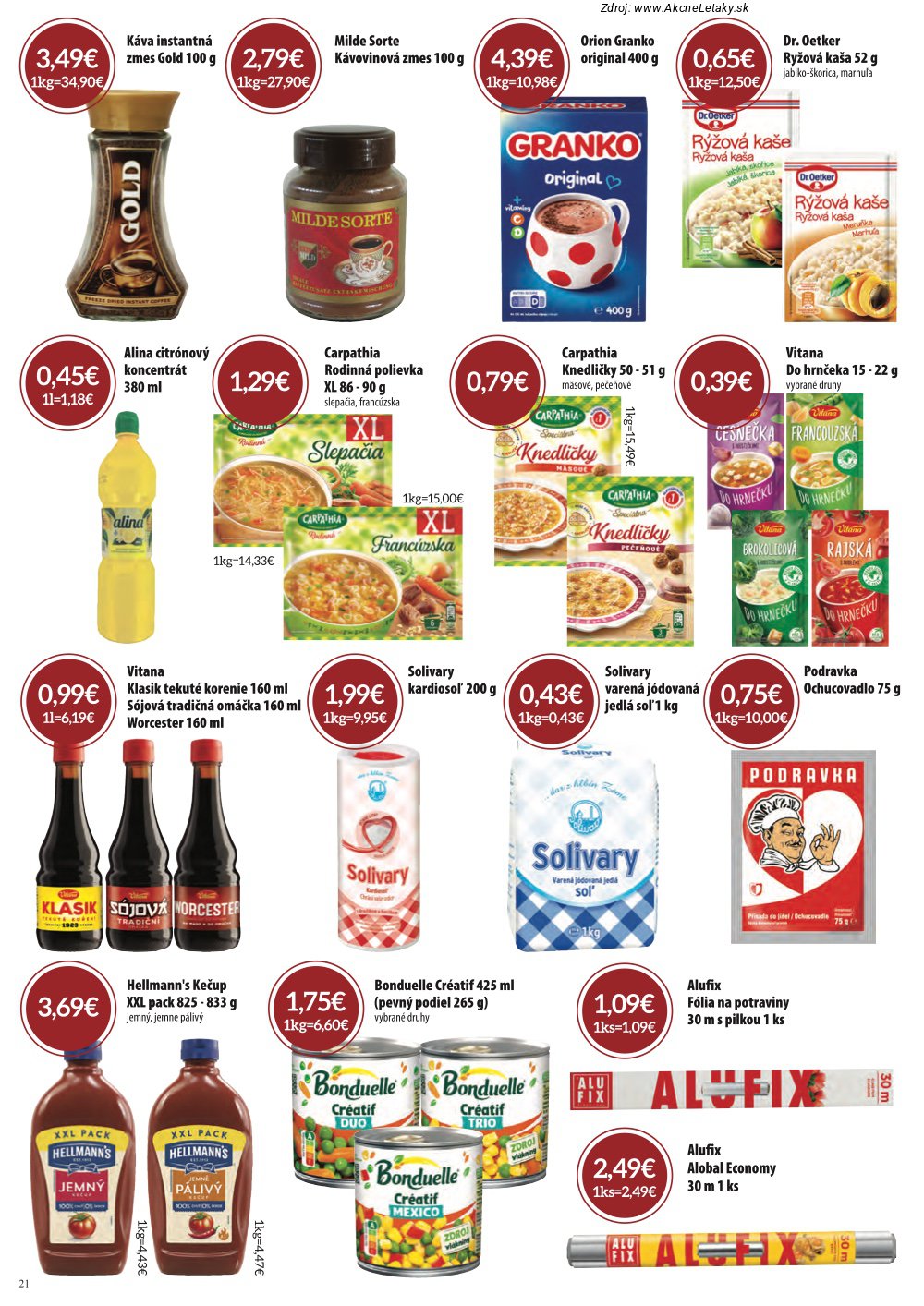 Leták CBA Komfos - strana 21