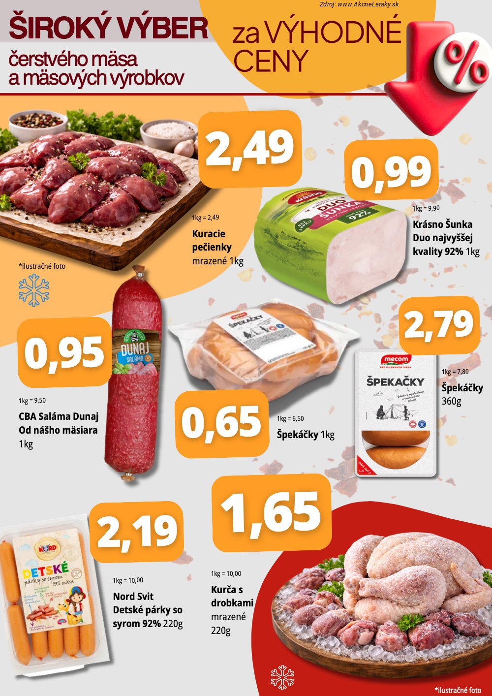 Leták CBA Komfos (24. 4. - 5. 5. 2026) - strana 2 z 4