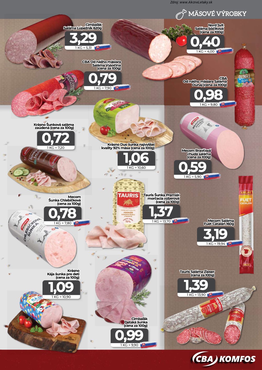 Leták CBA Komfos - strana 3