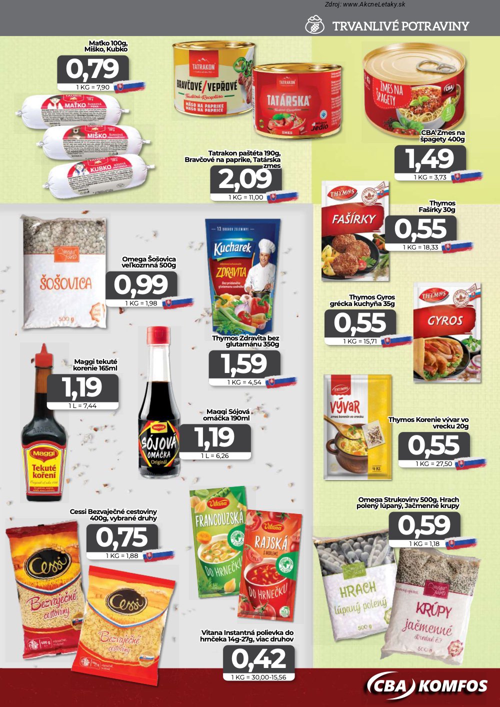 Leták CBA Komfos - strana 7