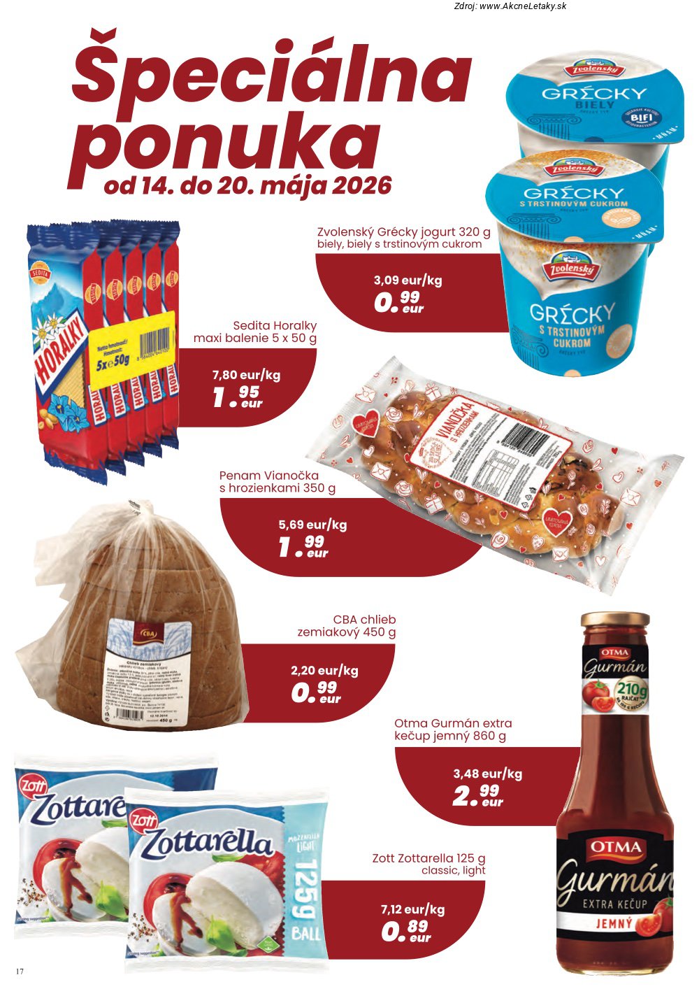 Leták CBA Komfos (7. 5. - 20. 5. 2026) - strana 17 z 32
