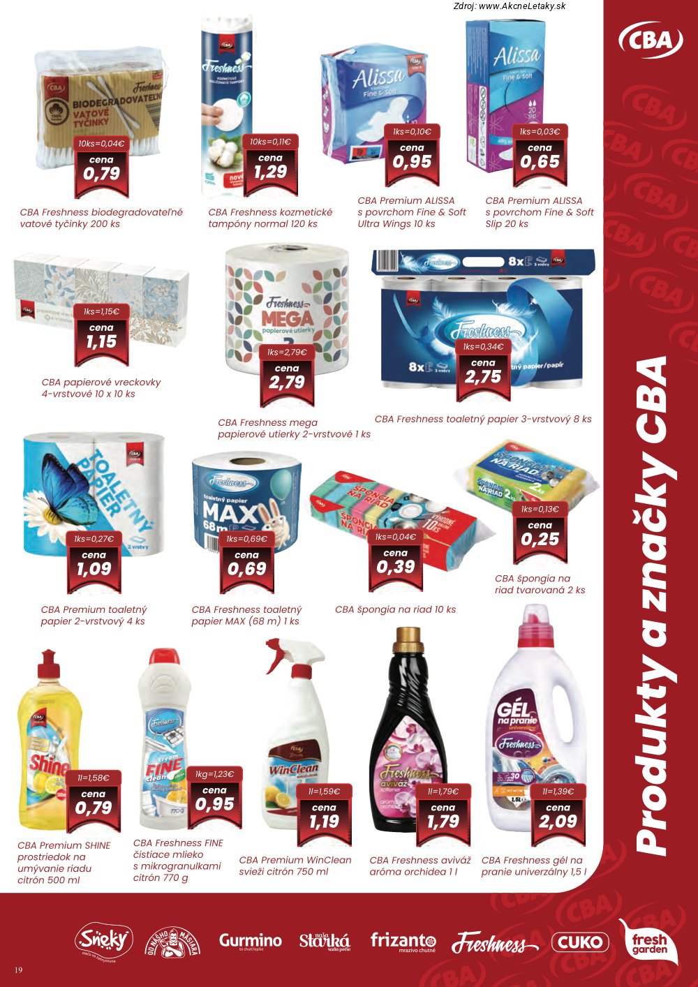 Leták CBA Komfos (7. 5. - 20. 5. 2026) - strana 19 z 32
