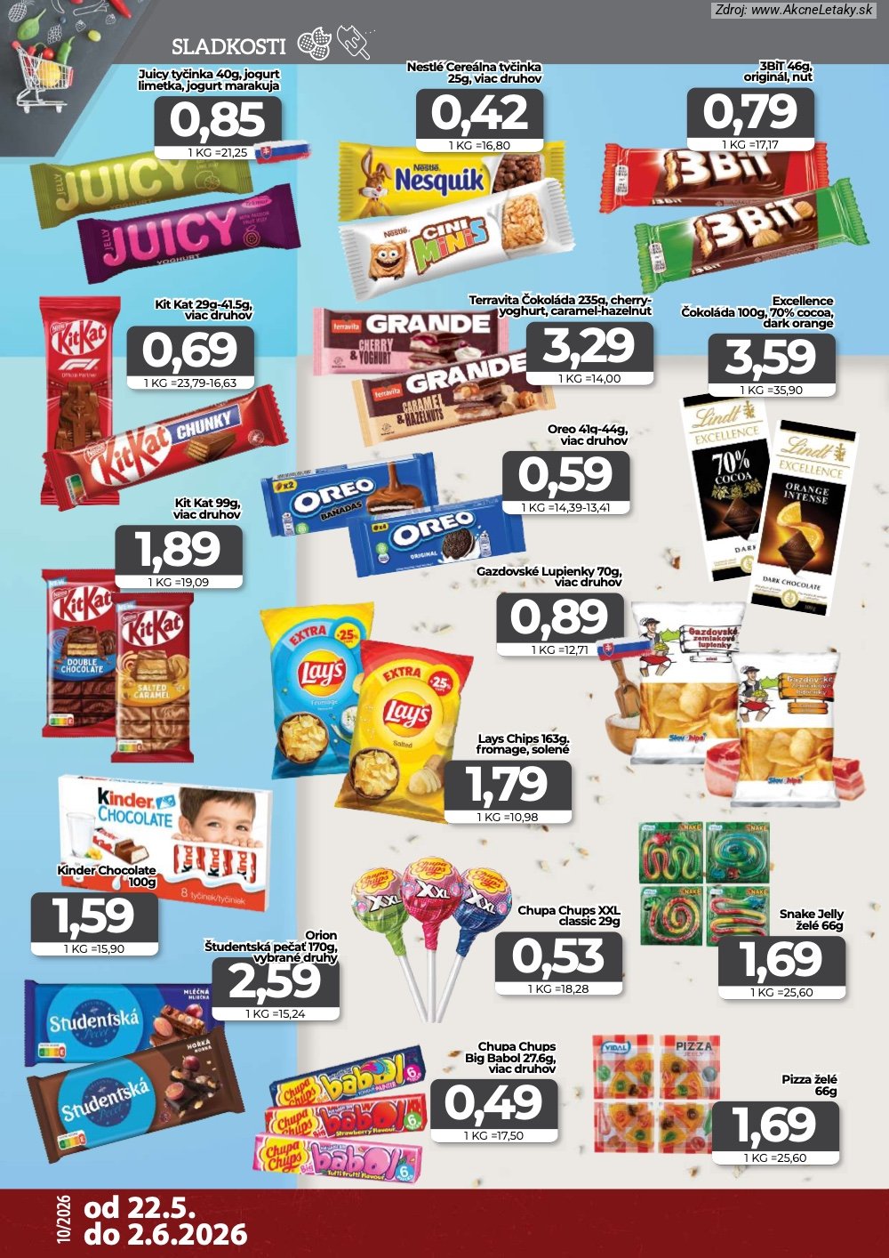Leták CBA Komfos (22. 5. - 2. 6. 2026) - strana 10 z 16