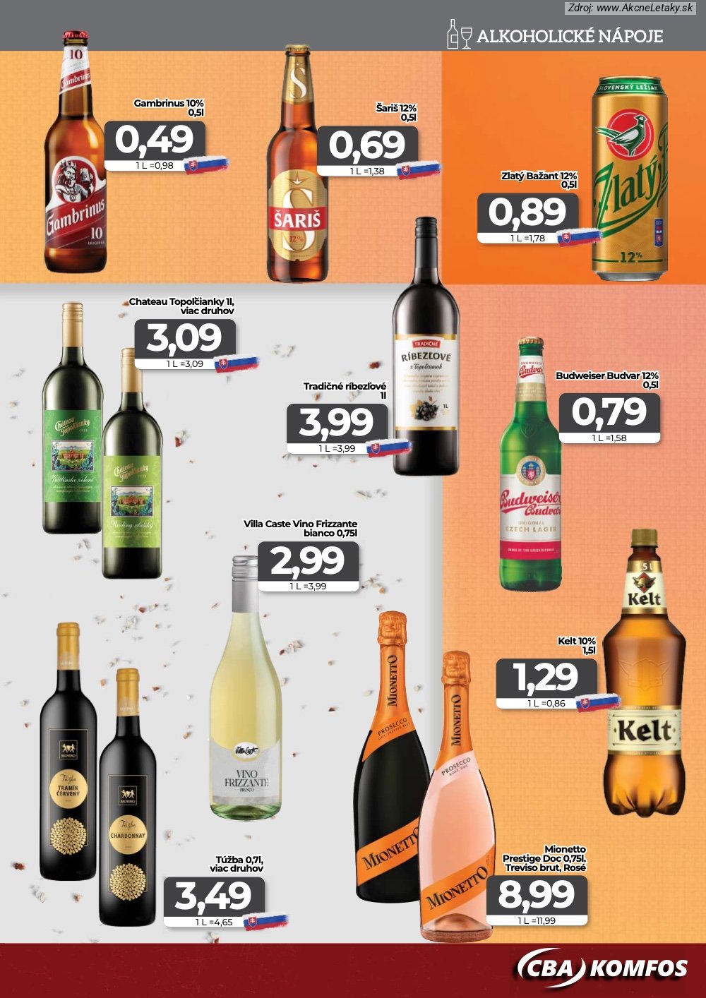 Leták CBA Komfos (22. 5. - 2. 6. 2026) - strana 13 z 16