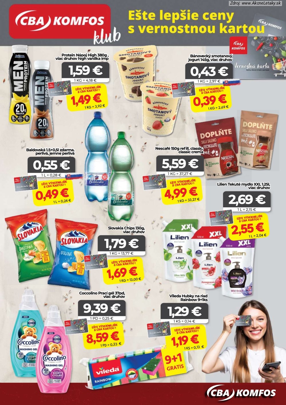 Leták CBA Komfos (22. 5. - 2. 6. 2026) - strana 15 z 16