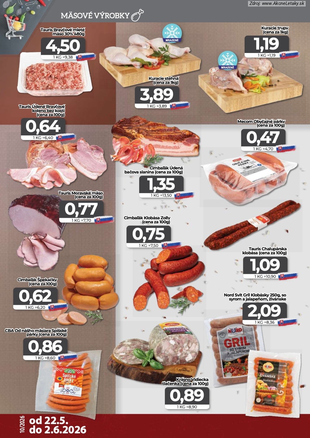 Leták CBA Komfos (22. 5. - 2. 6. 2026) - strana 2 z 16