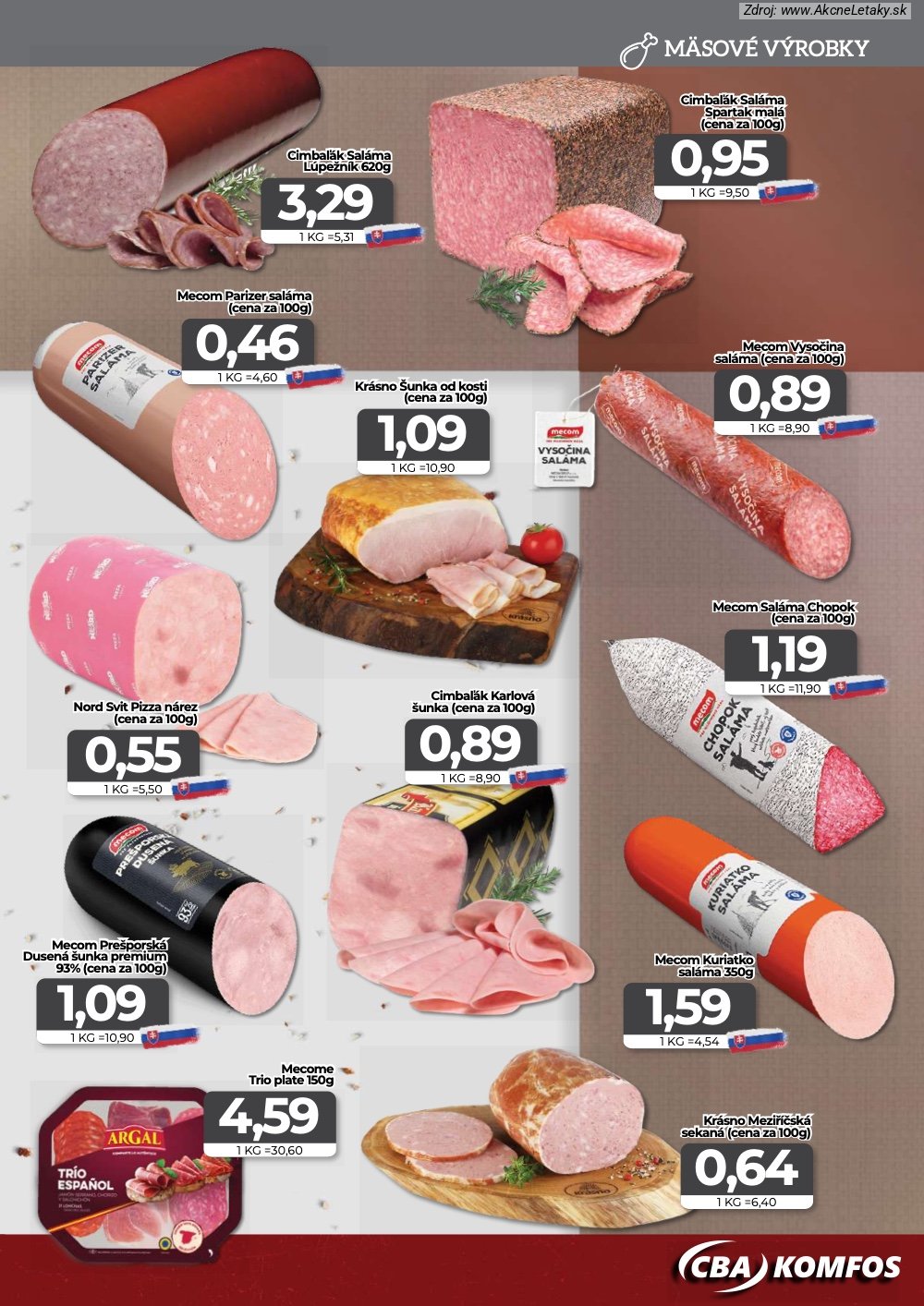 Leták CBA Komfos (22. 5. - 2. 6. 2026) - strana 3 z 16