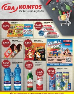 Leták CBA Komfos od 4. 6.