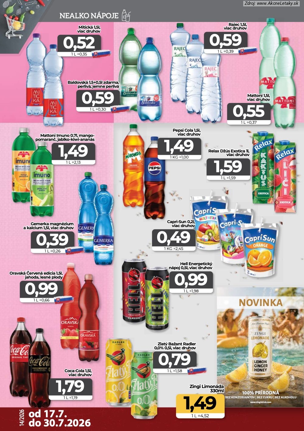 Leták CBA Komfos (17. 7. - 30. 7. 2026) - strana 12 z 16