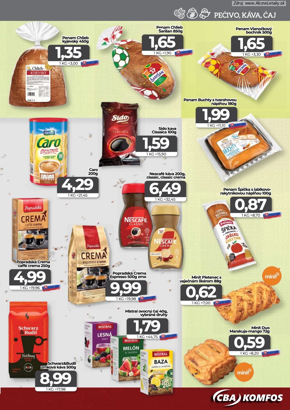 Leták CBA Komfos - strana 9