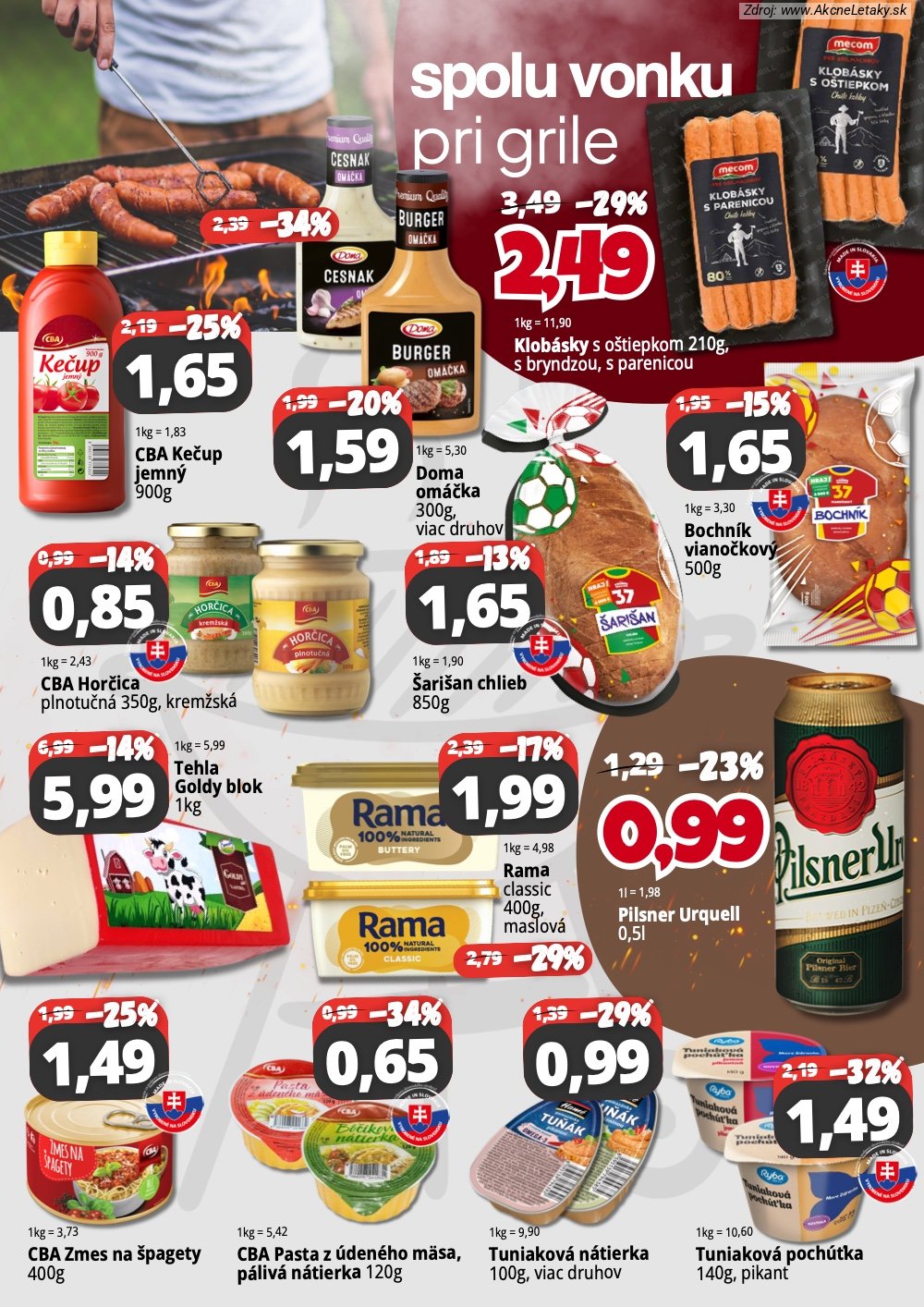 Leták CBA Komfos (3. 8. - 31. 8. 2026) - strana 2 z 4