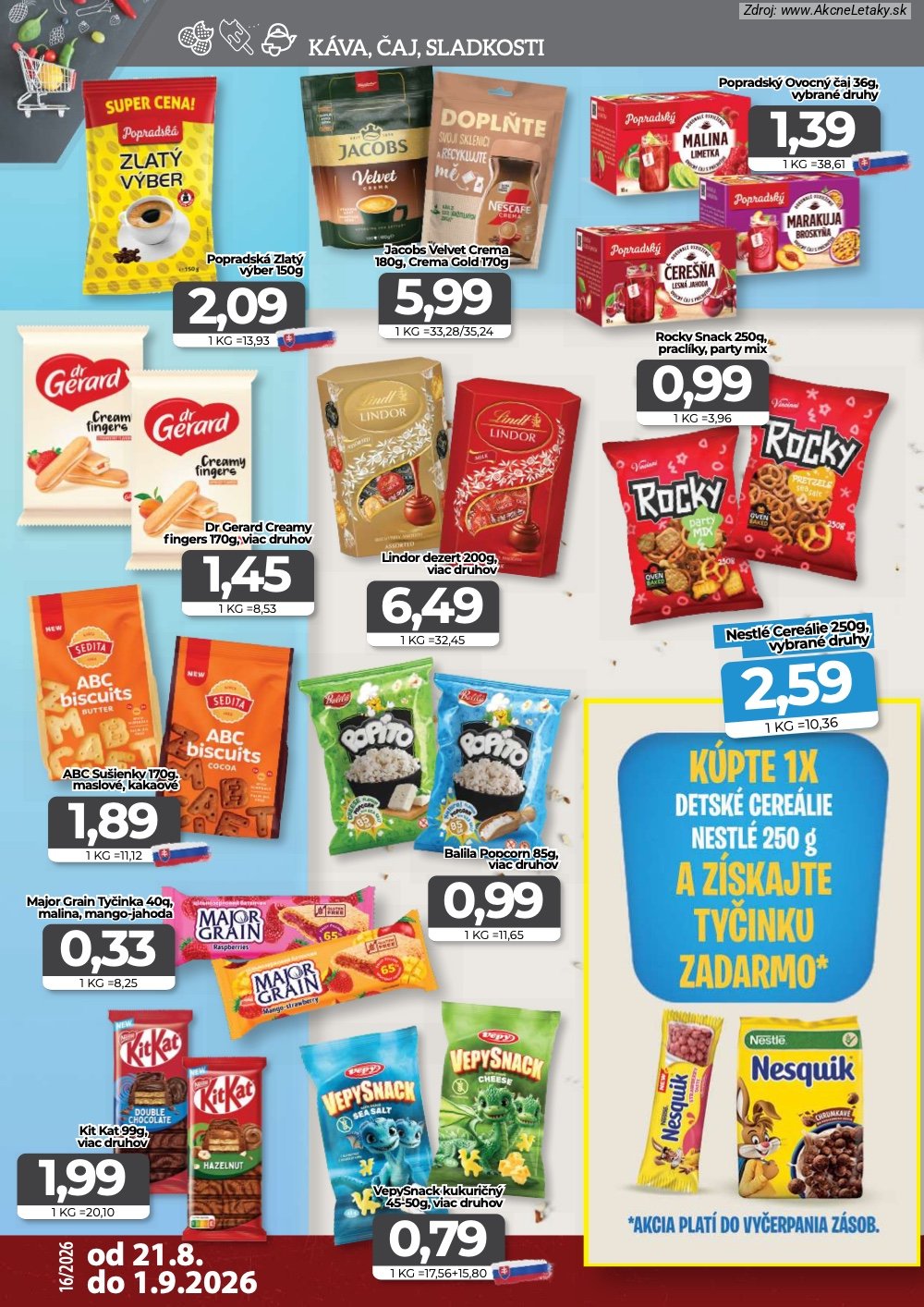 Leták CBA Komfos (20. 8. - 26. 8. 2026) - strana 10 z 16