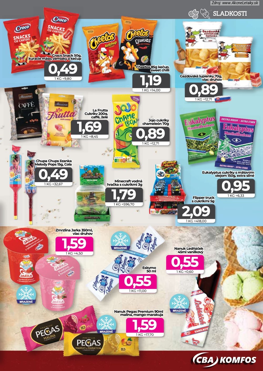 Leták CBA Komfos (20. 8. - 26. 8. 2026) - strana 11 z 16
