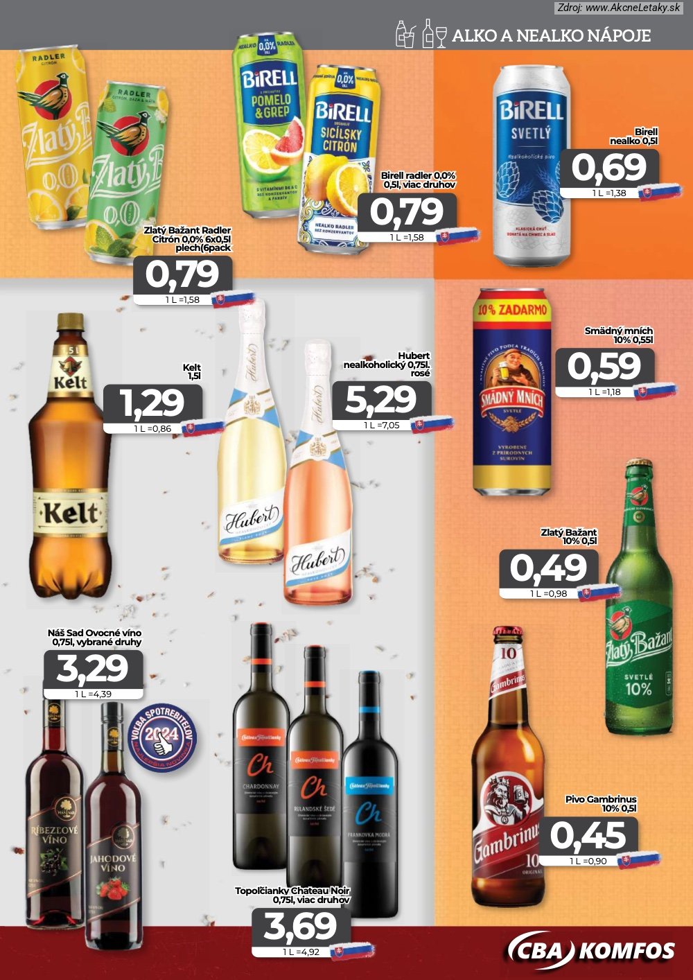 Leták CBA Komfos (20. 8. - 26. 8. 2026) - strana 13 z 16