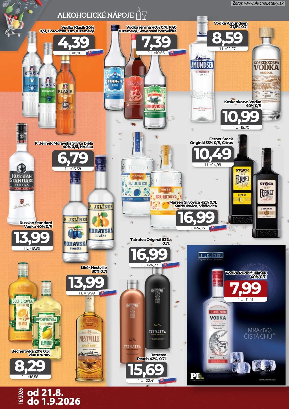 Leták CBA Komfos (20. 8. - 26. 8. 2026) - strana 14 z 16