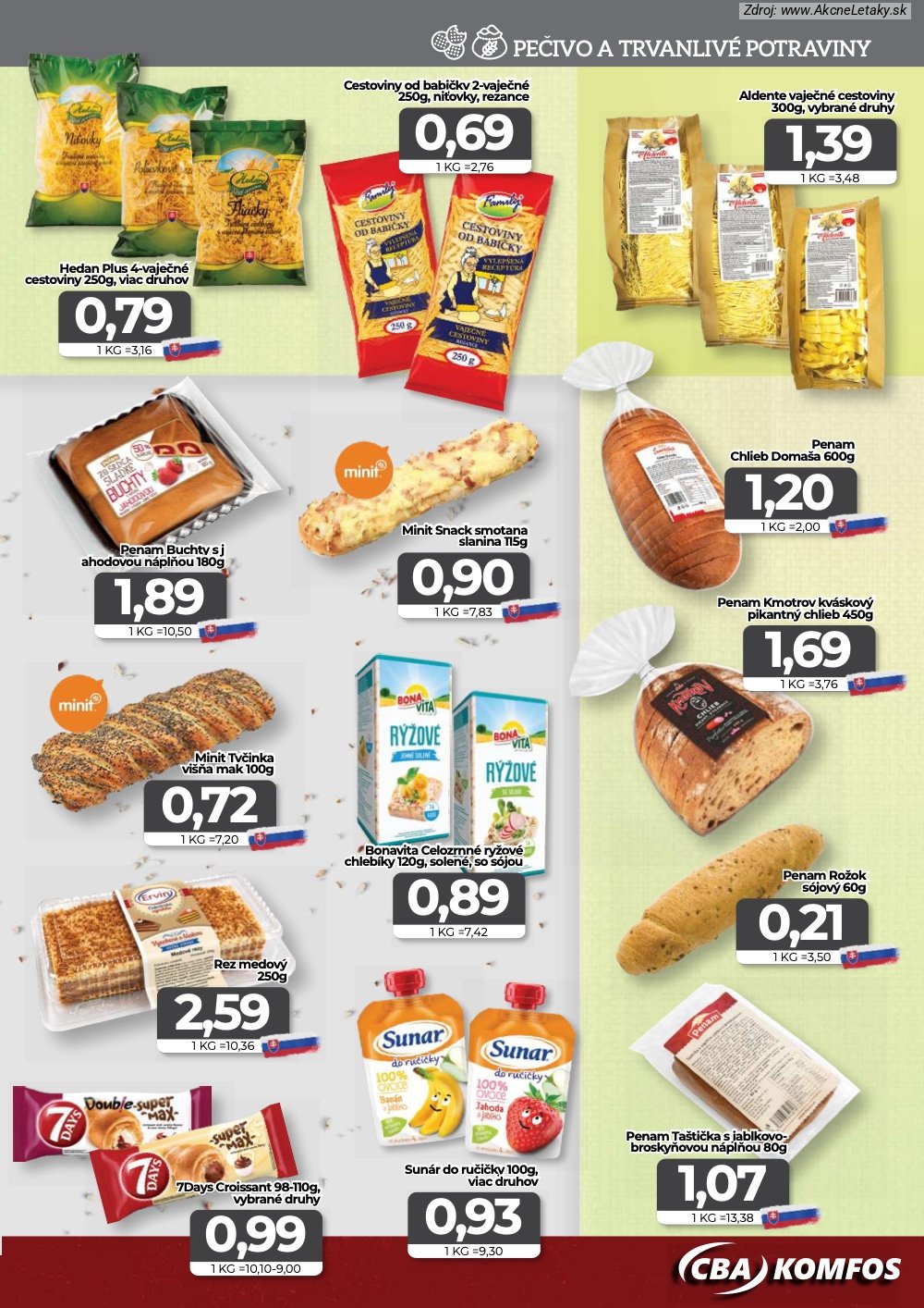 Leták CBA Komfos (20. 8. - 26. 8. 2026) - strana 9 z 16