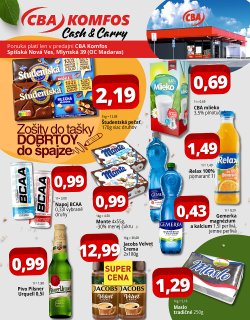 Leták CBA Komfos 1. 9. - 30. 9. 2026 Cash&Carry