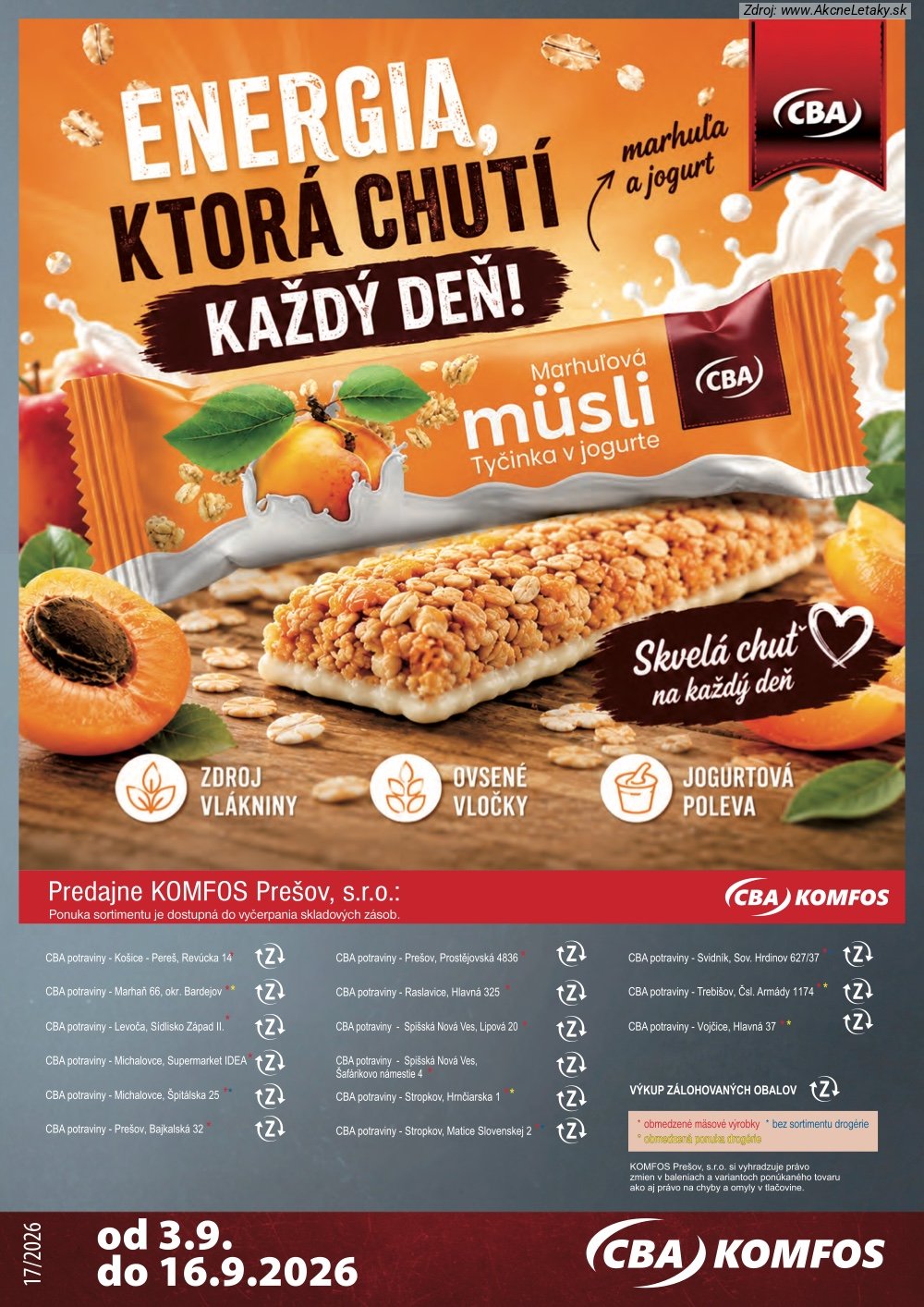 Leták CBA Komfos - strana 24