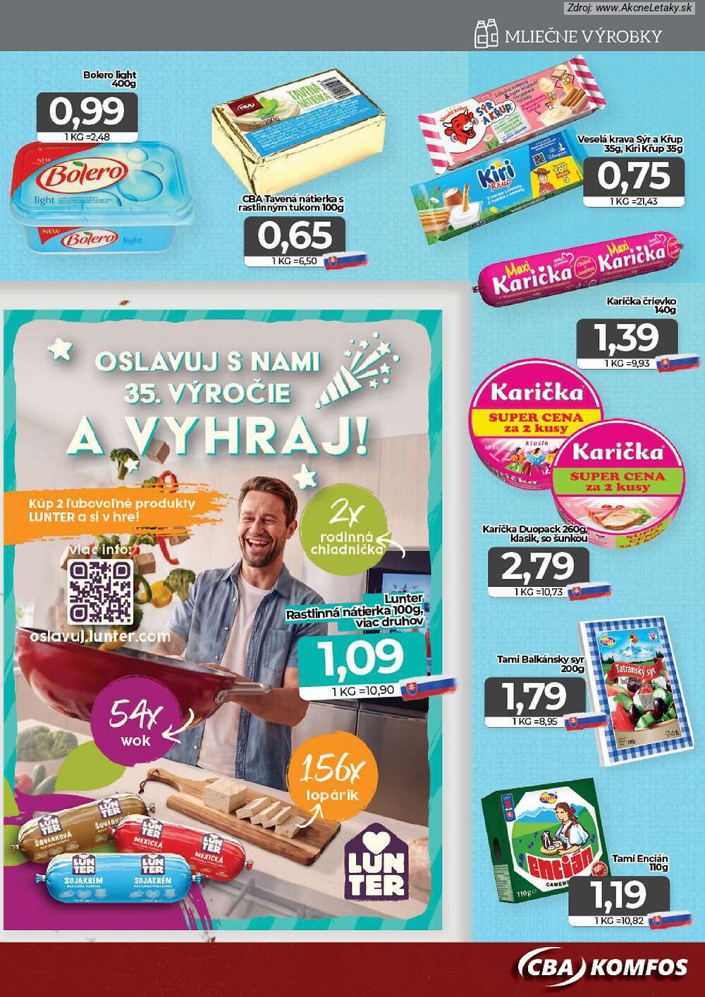 Leták CBA Komfos (18. 9. - 29. 9. 2026) - strana 5 z 16