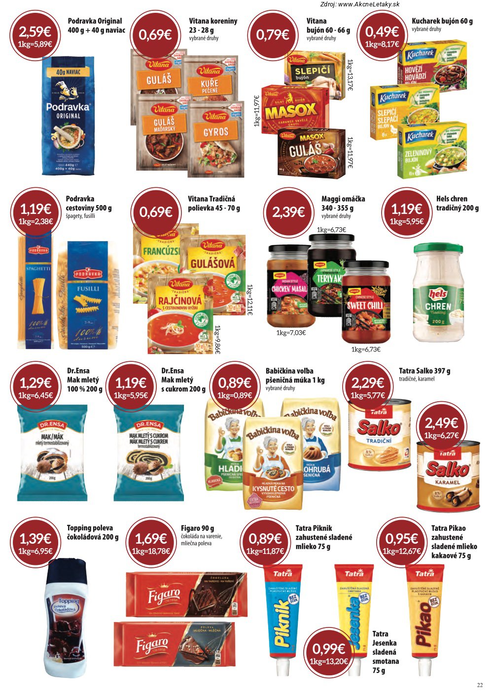 Leták CBA VEREX (5. 3. - 18. 3. 2026) - strana 22 z 32