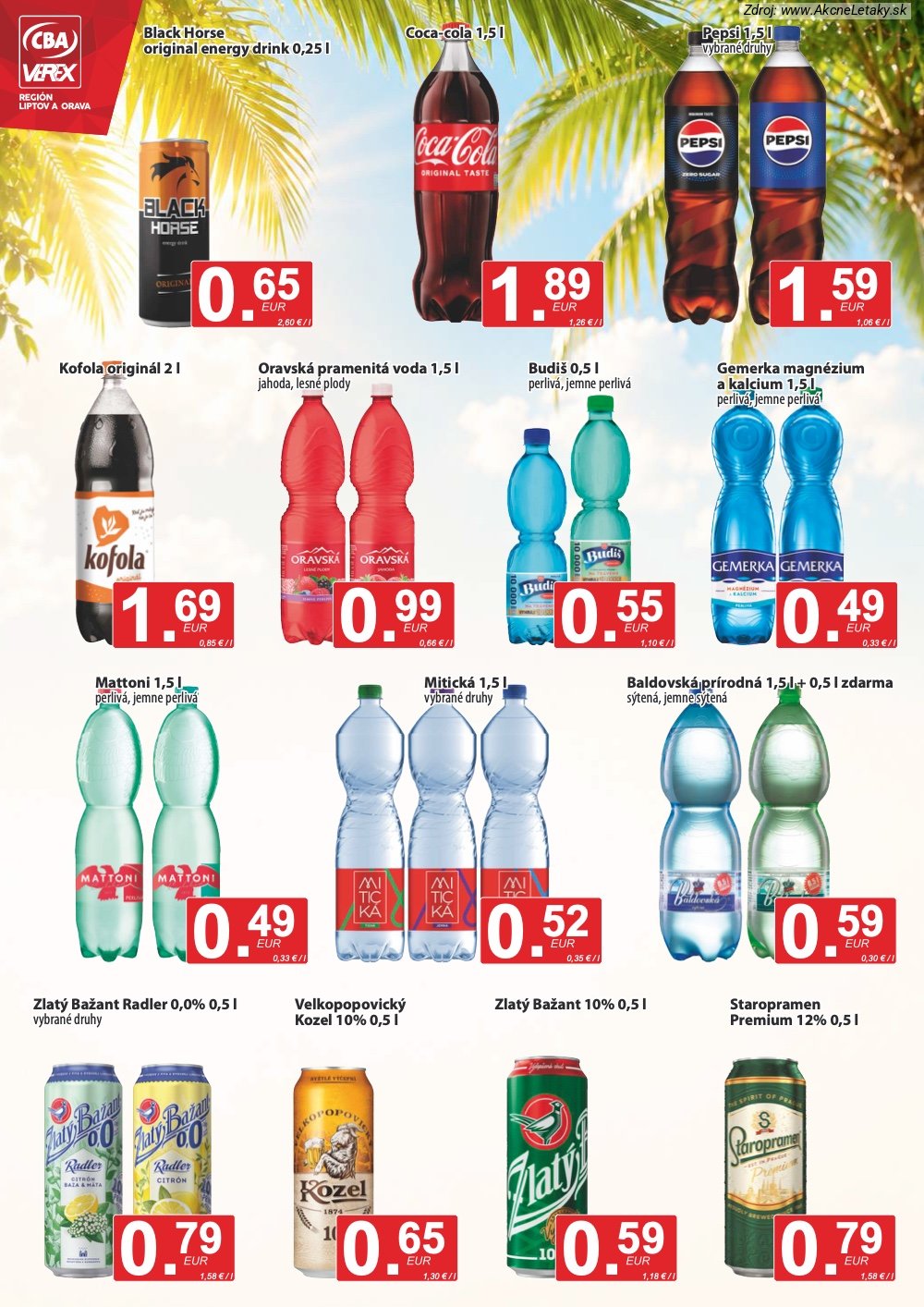 Leták CBA VEREX (16. 7. - 5. 8. 2026) - strana 10 z 12