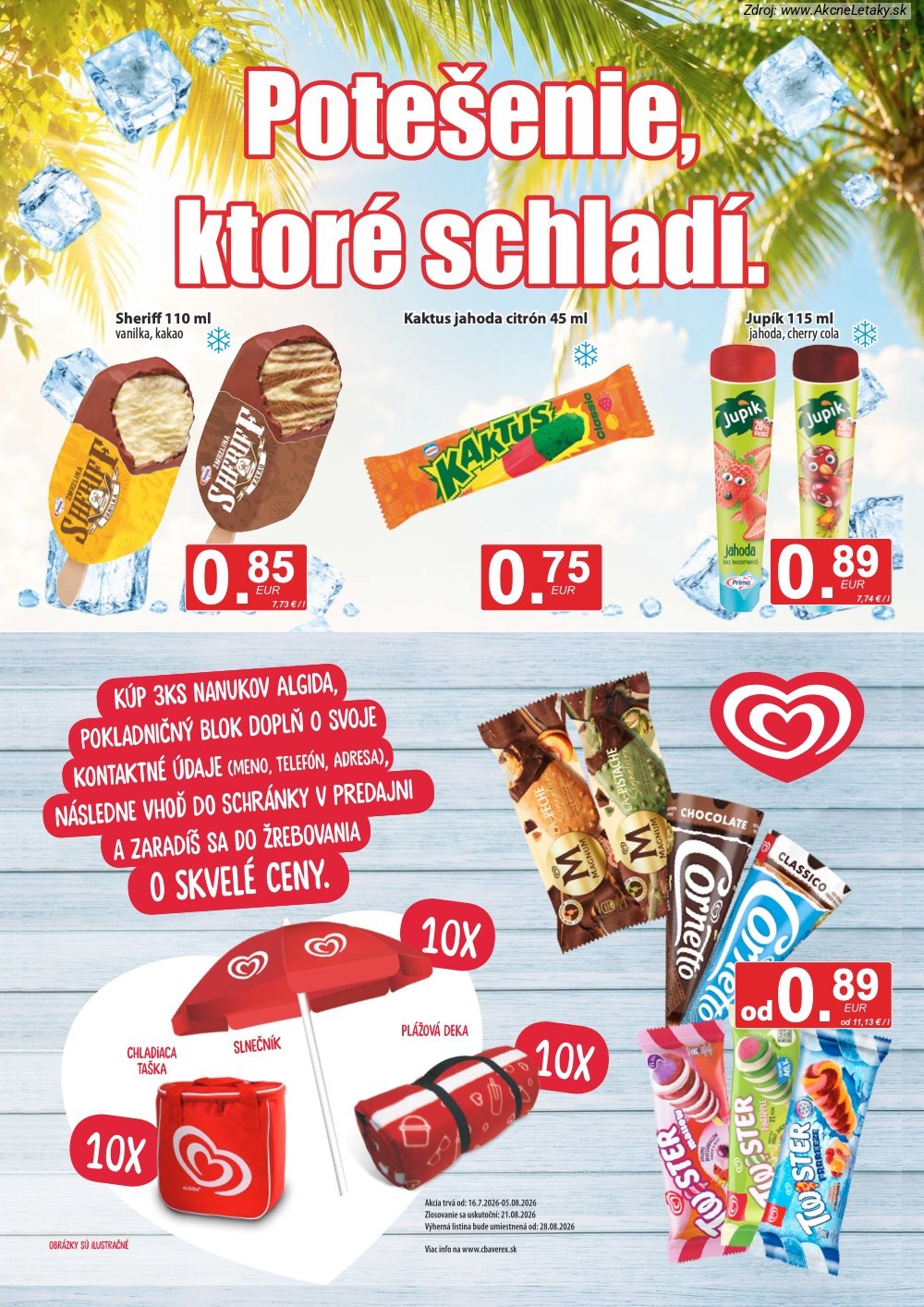Leták CBA VEREX (16. 7. - 5. 8. 2026) - strana 3 z 12