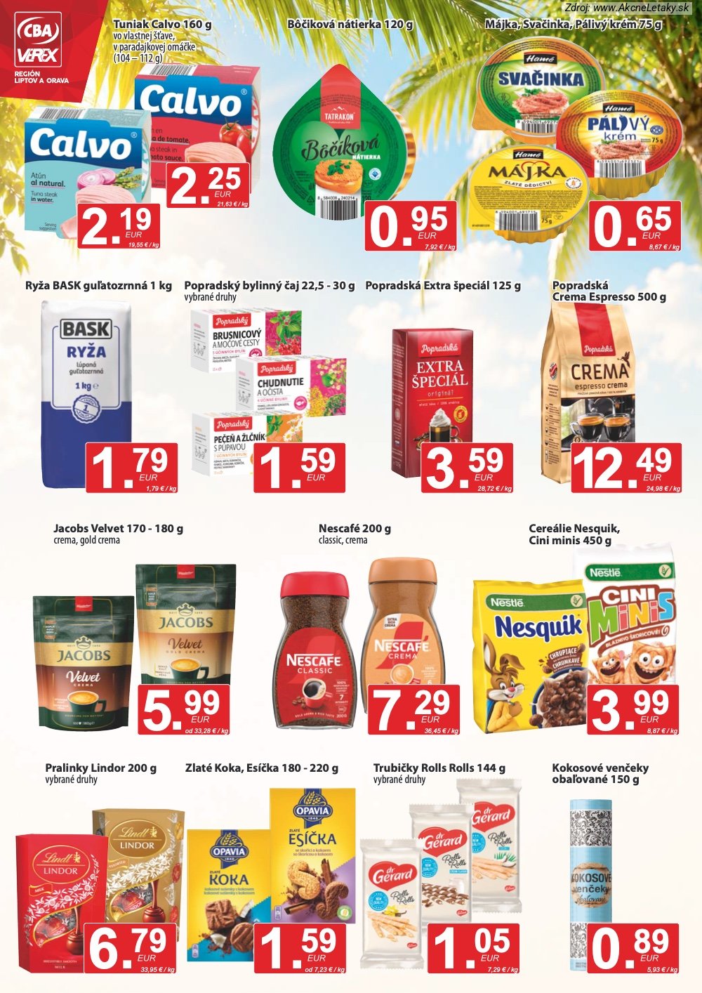 Leták CBA VEREX (16. 7. - 5. 8. 2026) - strana 8 z 12