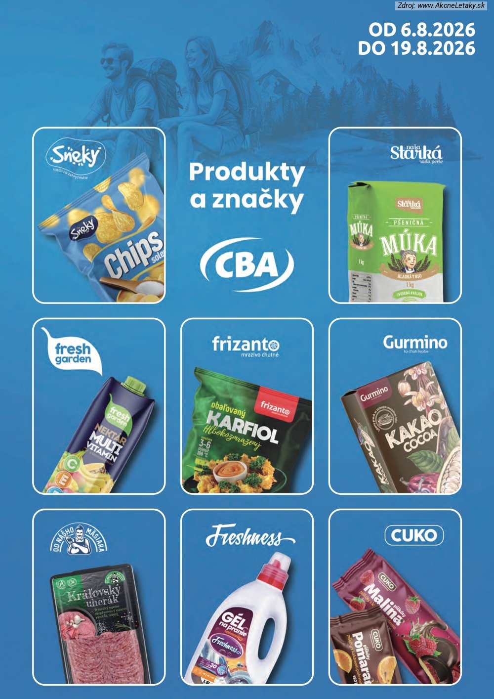 Leták CBA VEREX (6. 8. - 19. 8. 2026) - strana 25 z 32