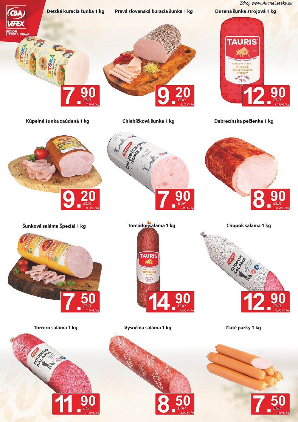 Leták CBA VEREX - strana 2