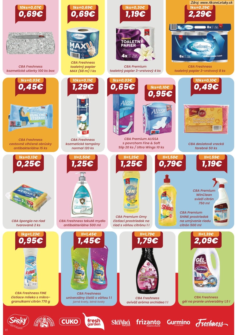 Leták CBA VEREX (3. 9. - 16. 9. 2026) - strana 15 z 24