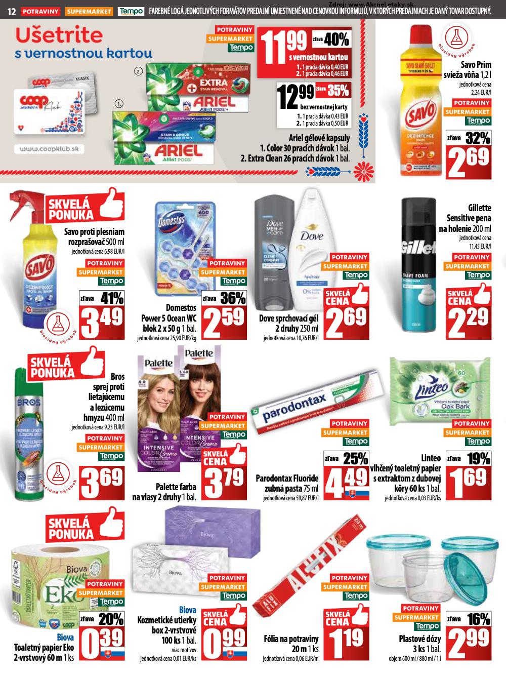 Leták COOP Jednota - strana 12