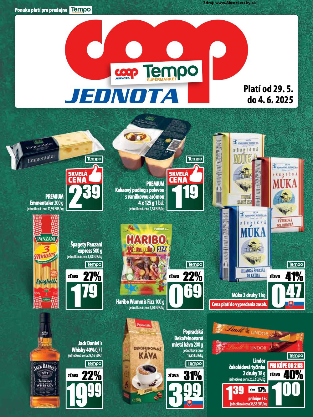 Leták COOP Jednota (29. 5. - 4. 6. 2025) - strana 25 z 28