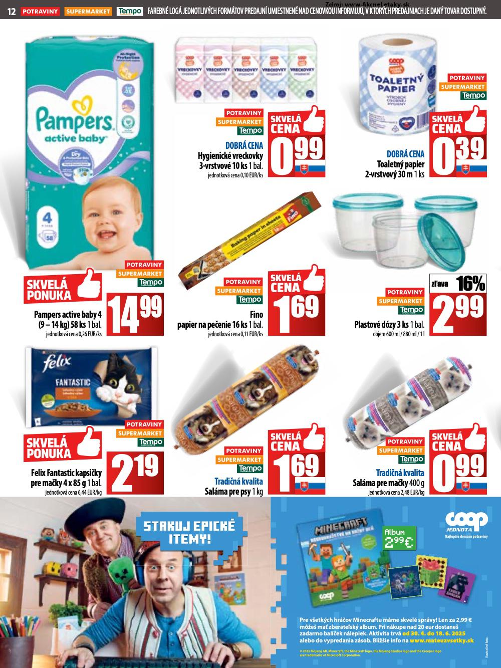 Leták COOP Jednota (5. 6. - 11. 6. 2025) - strana 12 z 28