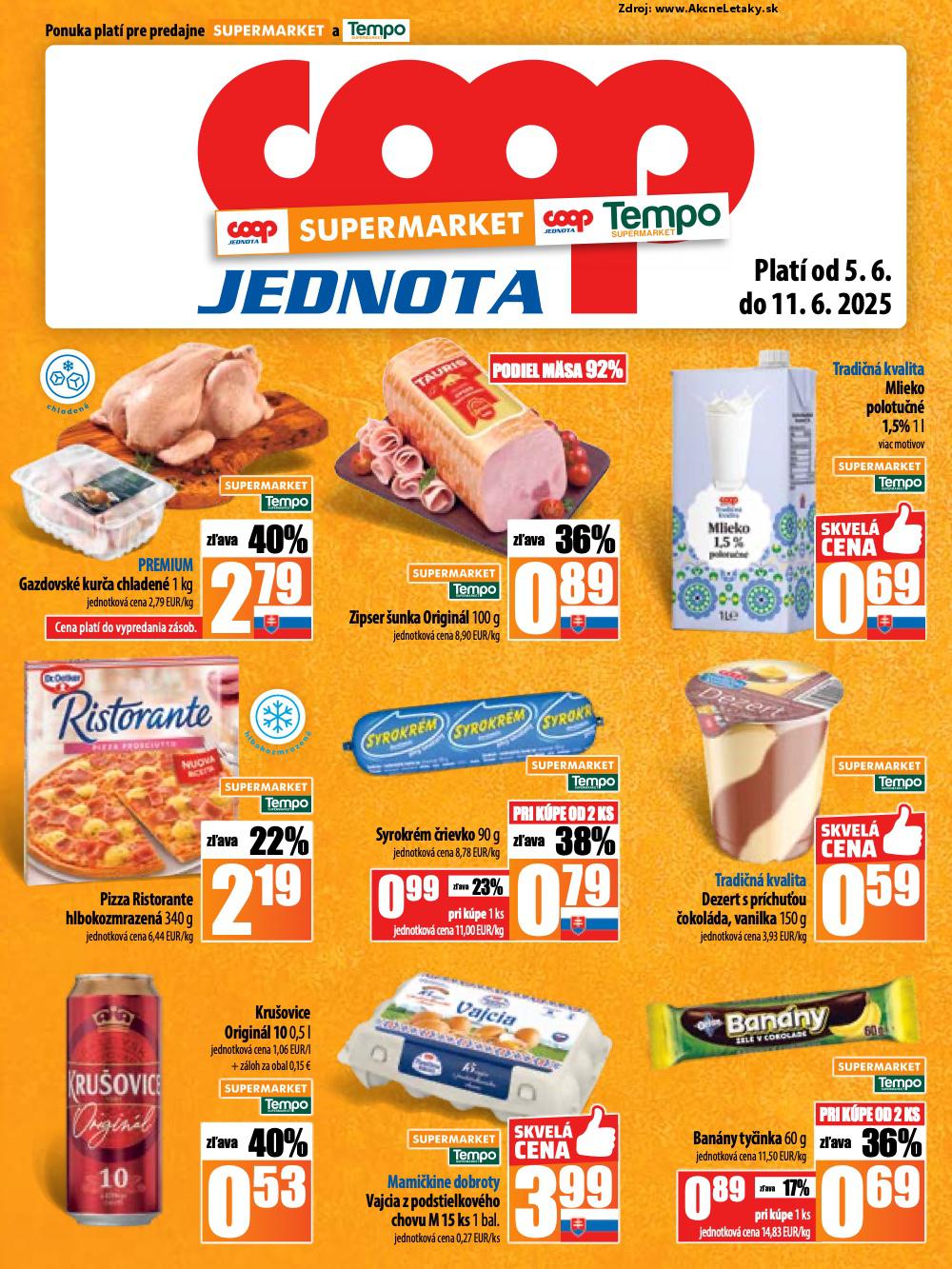 Leták COOP Jednota (5. 6. - 11. 6. 2025) - strana 13 z 28