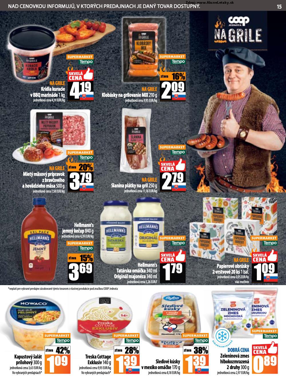 Leták COOP Jednota (5. 6. - 11. 6. 2025) - strana 15 z 28