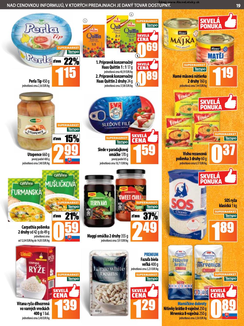 Leták COOP Jednota (5. 6. - 11. 6. 2025) - strana 19 z 28