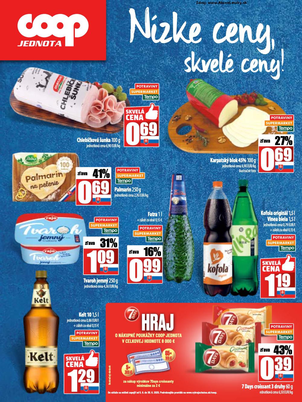 Leták COOP Jednota (5. 6. - 11. 6. 2025) - strana 28 z 28