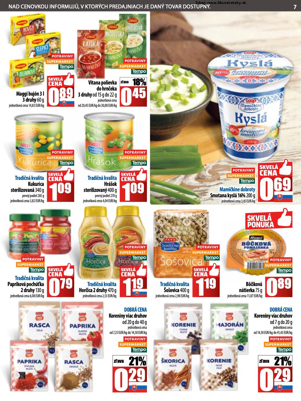 Leták COOP Jednota (5. 6. - 11. 6. 2025) - strana 7 z 28