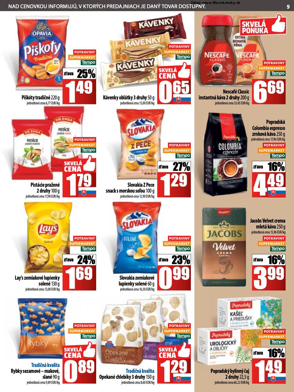 Leták COOP Jednota (5. 6. - 11. 6. 2025) - strana 9 z 28