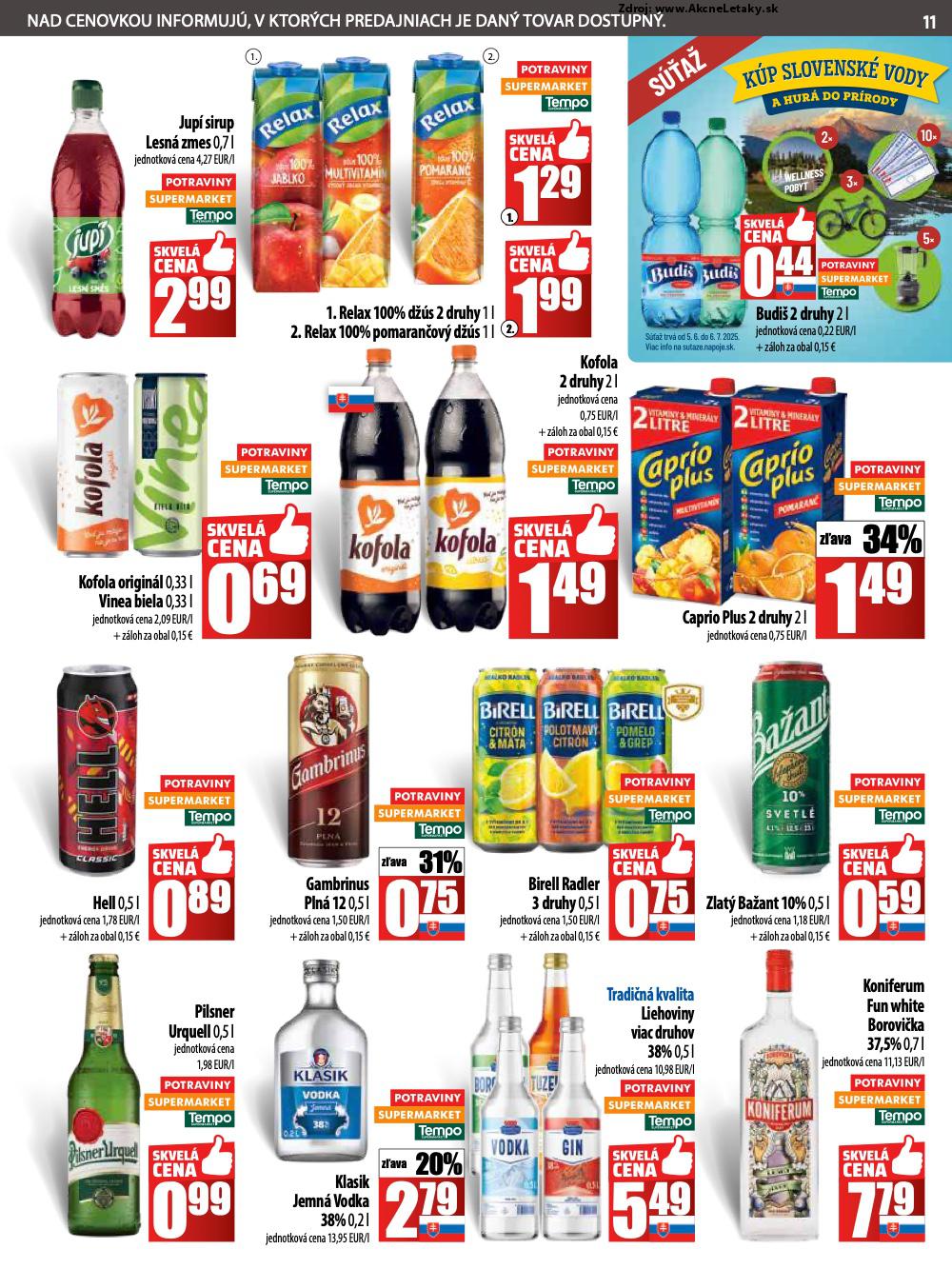 Leták COOP Jednota (12. 6. - 18. 6. 2025) - strana 11 z 28