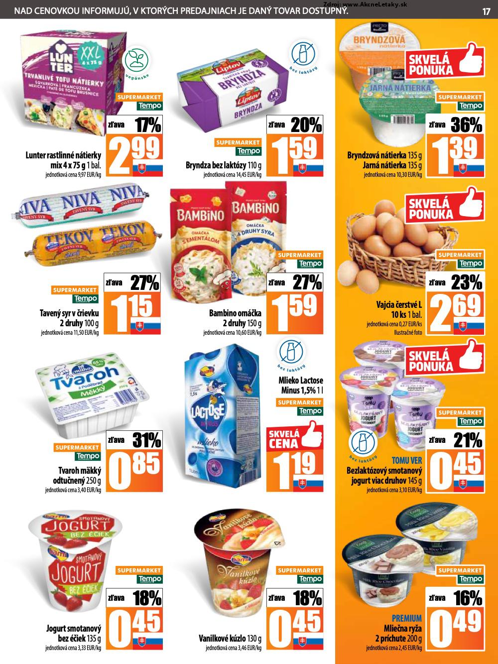 Leták COOP Jednota (12. 6. - 18. 6. 2025) - strana 17 z 28