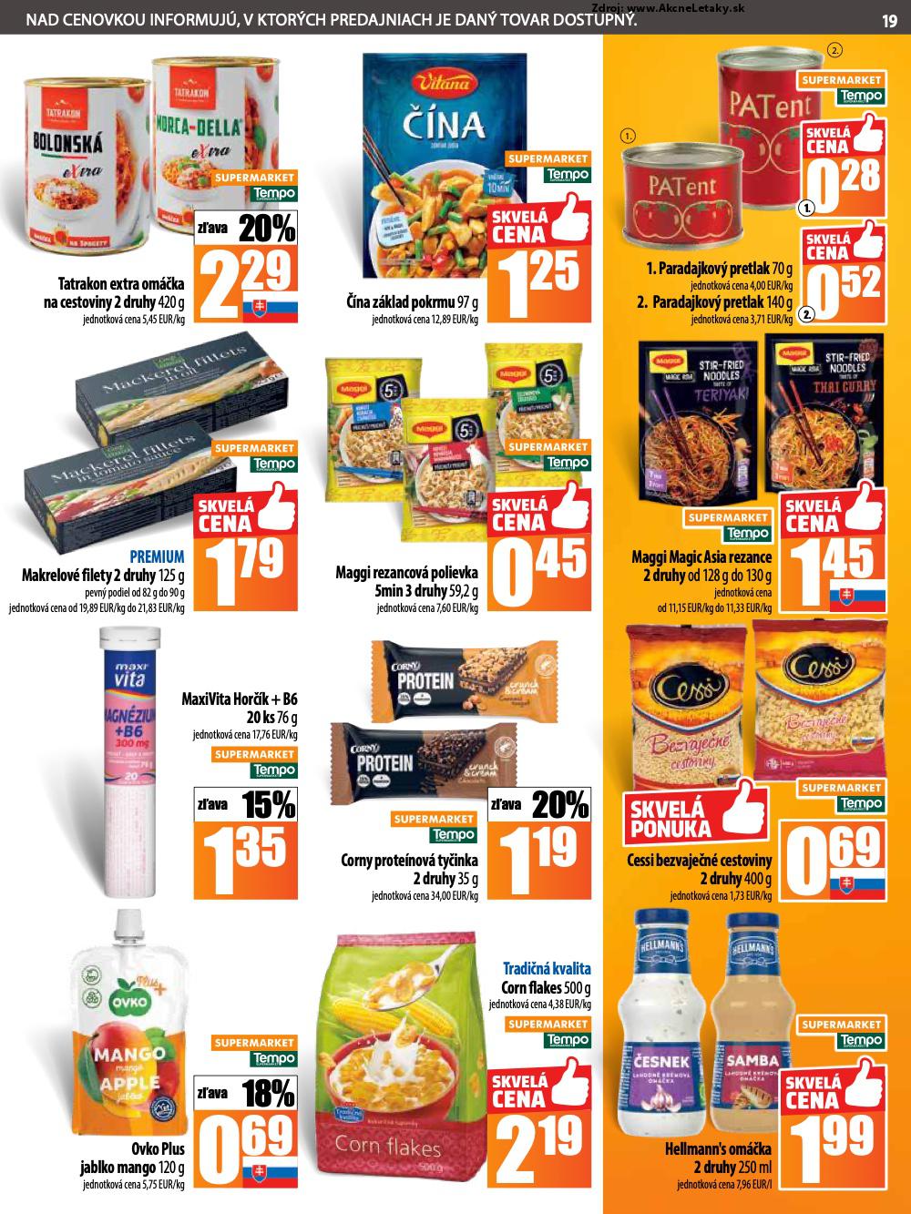 Leták COOP Jednota (12. 6. - 18. 6. 2025) - strana 19 z 28