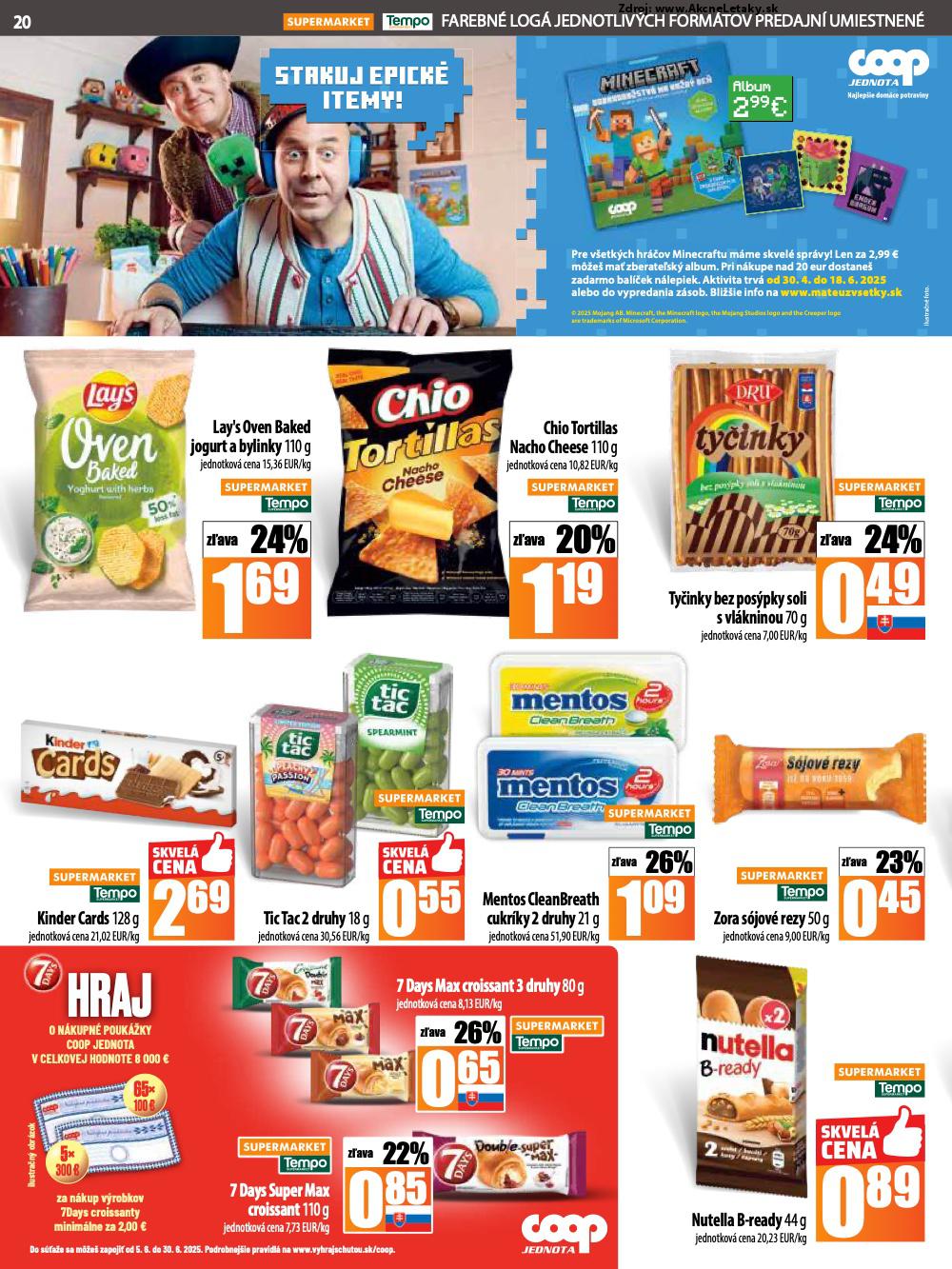 Leták COOP Jednota (12. 6. - 18. 6. 2025) - strana 20 z 28
